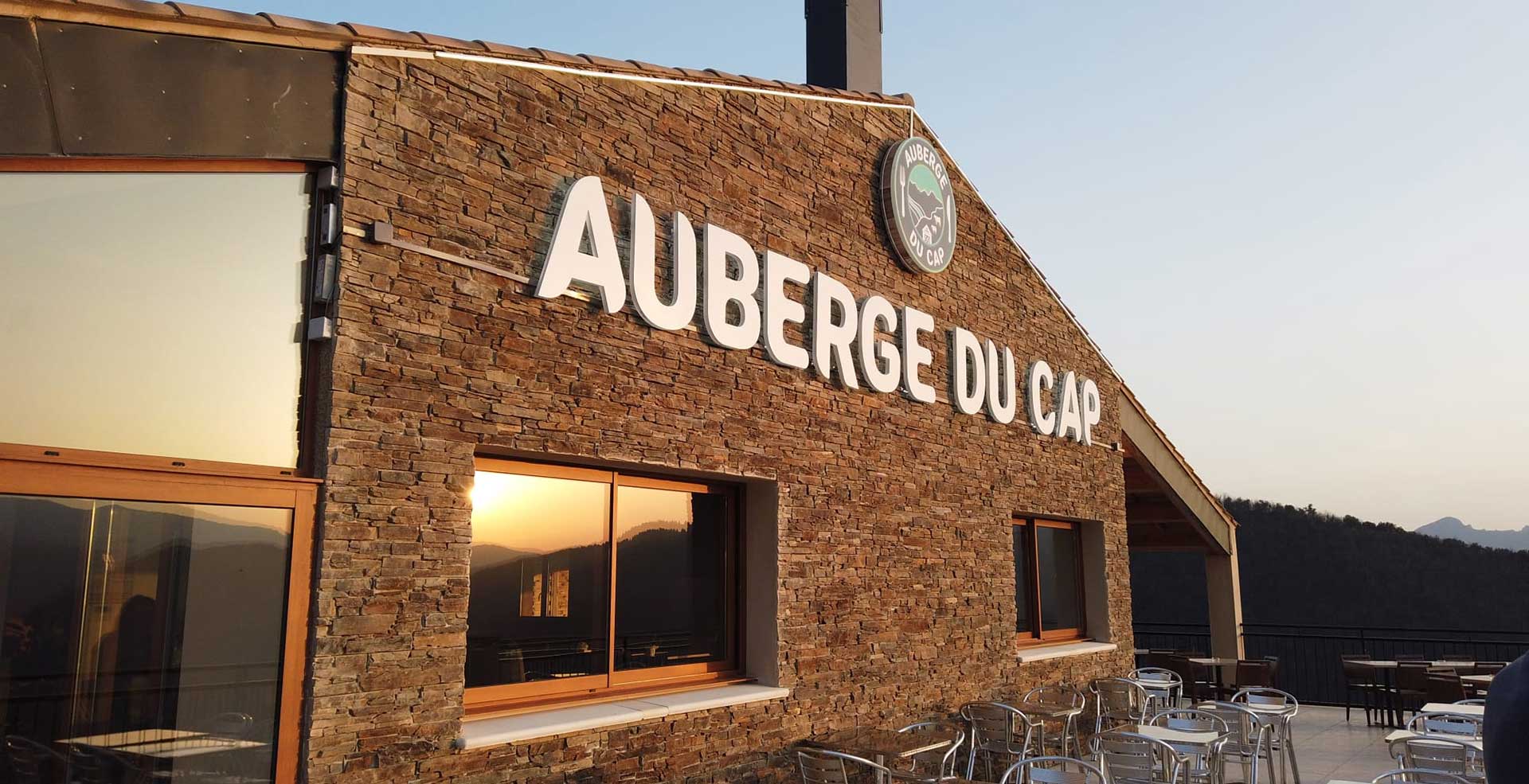 L’Auberge du Cap est un restaurant situé dans les Cévennes avec vue panoramique