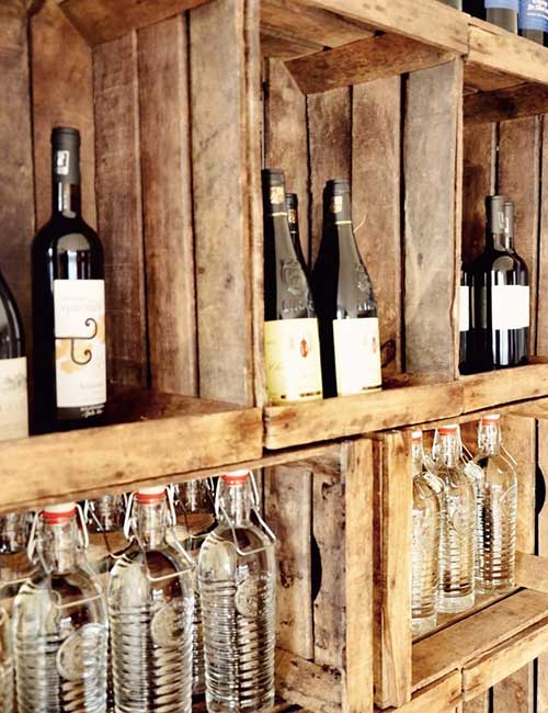 Les vins proposés à l’auberge du Cap, restaurant dans le Gard